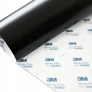 Wysoka jakość Folia Czarny Mat Satyna 3M S12 2080 10x20cm