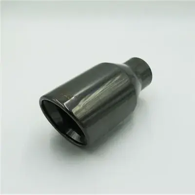 Końcówka tłumika 100x215mm spaw 57mm czarna Najlepsza cena