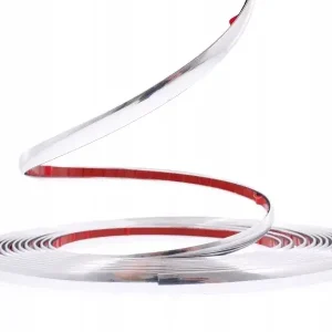 Listwy elastyczne chrom listwa chromowana ozdobna taśma samoprzylepna 6mm Wysoka jakość