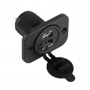 Szybka dostawa ŁADOWARKA SAMOCHODOWA PANEL 2XUSB 3,1A 12V 24V