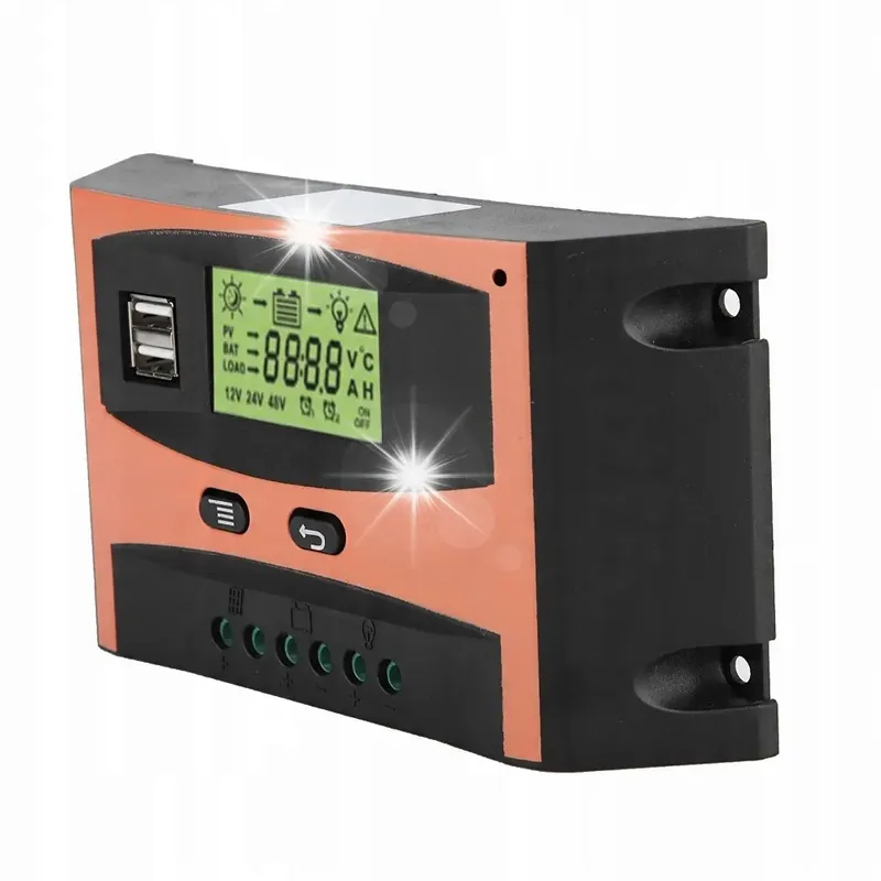 12V/24V MPPT REGULATOR PANELU SŁONECZNEGO EKRAN Promocja