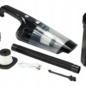 Autentyczny ODKURZACZ SAMOCHODOWY BEZPRZEWODOWY 5000/7500PA Z FILTREM HEPA CZARNY/BIAŁY