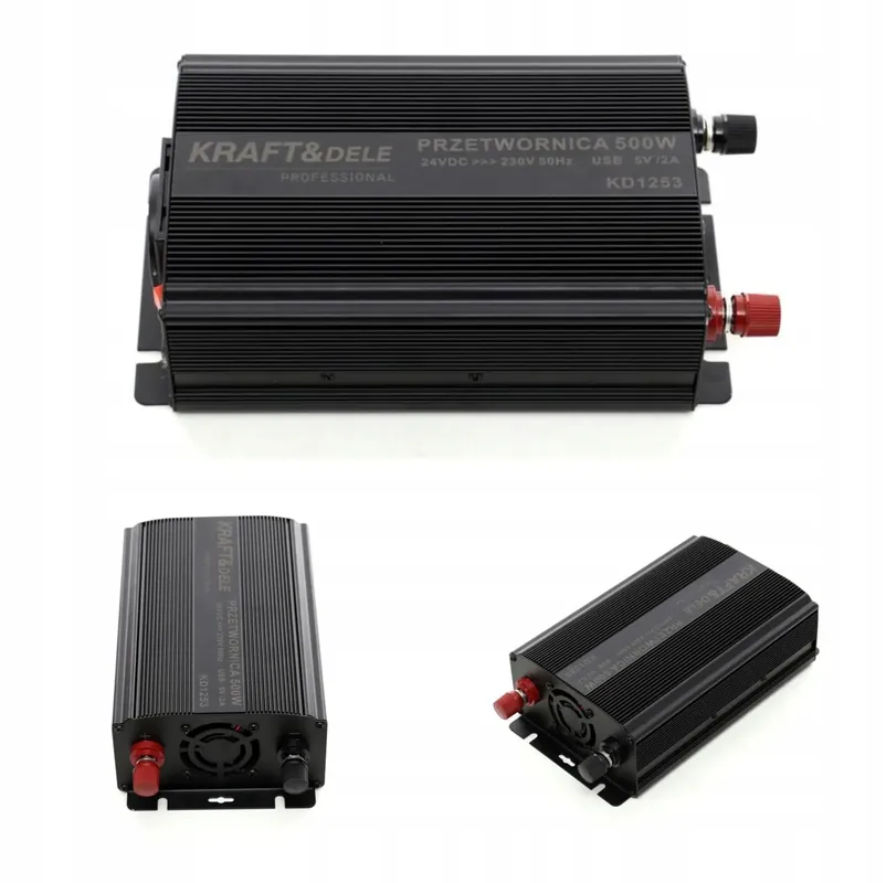 Przetwornica samochodowa 24V 230V napięcie 700W przetwornica prądu Kup teraz