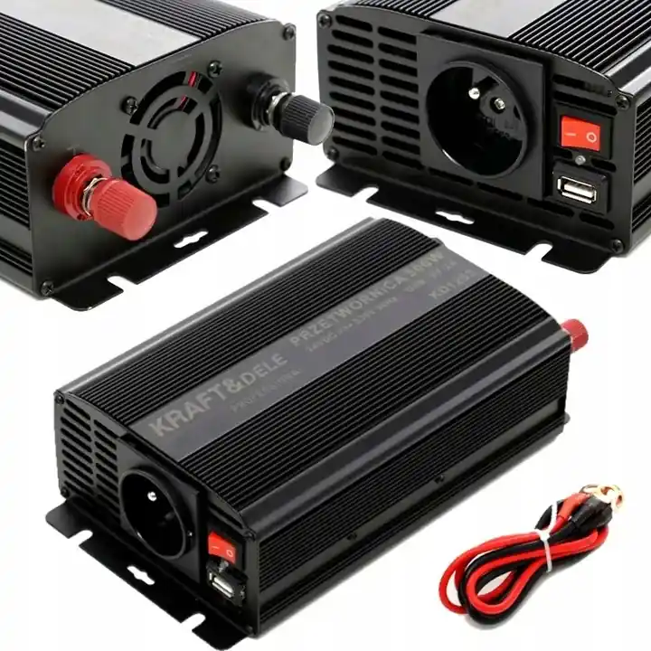 Darmowa dostawa SAMOCHODOWA PRZETWORNICA NAPIĘCIA 24V do 230V MOC MAX 700 Watt USB 5v 2A