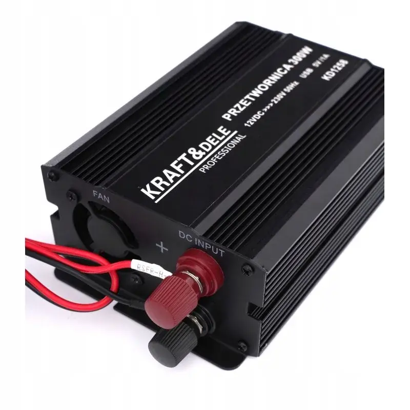 Przetwornica 12V na 230V 300W/600W skorygowana sinusoida AC/DC - Kraft&Dele Najlepsza cena