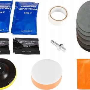 Premium Zestaw do regeneracji reflektorów samochodowych, 15 elementów