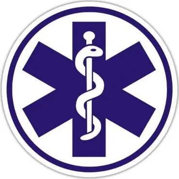 Popularny Polska Firma Naklejka ESKULAP 10 cm