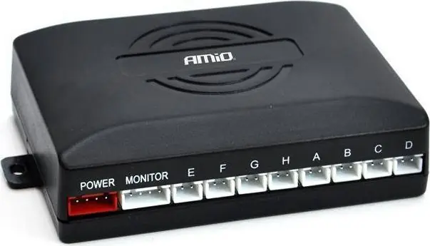 AMiO Centralka czujników parkowania 8 sensorowa LED/Buzzer Wyprzedaż