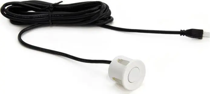 AMiO Czujnik parkowania biały 22mm Promocja