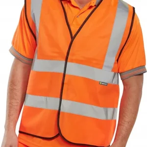 Kamizelka ostrzegawcza BEESWIFT, rozm. L, pomarańczowa Wysoka jakość