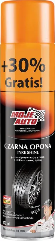 Moje Auto PREPARAT DO OPON 400ML+30%GRATIS MOJE AUTO 19-022 Promocja