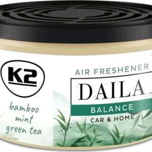 Nowość K2 DAILA BALLANCE Zapach w Puszce do Auta Samochodu do Domu Mięta Bambus