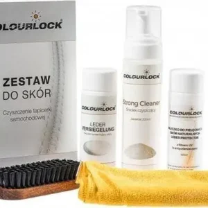 Promocja Colourlock Colourlock Zestaw do czyszczenia skóry Strong z mleczkiem pielęgnującym