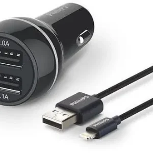 Wysoka jakość Ładowarka Philips 2x USB-A 3.1 A (DLP2357V/10)
