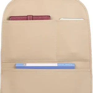 Hurtel Organizer samochodowy na fotel siedzenie ochraniacz osłona fotela do auta beżowy Wyprzedaż