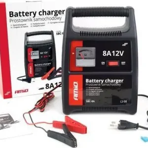 AMiO AMiO Prostownik ze wskazówką (bezp.) 8A, 12V SBC-8A Wyprzedaż