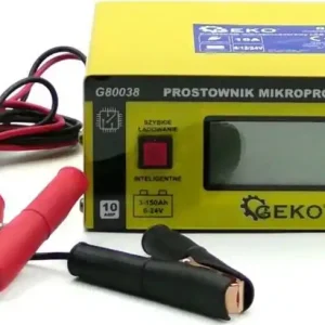 Geko PROSTOWNIK MIKROPROCESOROWY LCD 6/12/24V (1/12) G80038 GEKO Zwrot pieniędzy