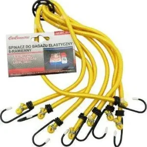 Carcommerce Spinacz do bagażu elastyczny 8 ramienny Tani