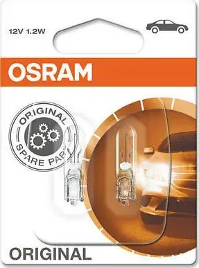 Nowość Osram Lampa samochodowa Original Line W2x4.6d 1.2W 2 szt.