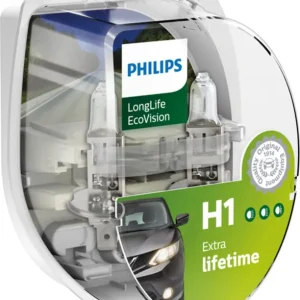 Nowość Philips Żarówka PHILIPS H1 LongLife EcoVision (1 sztuka)