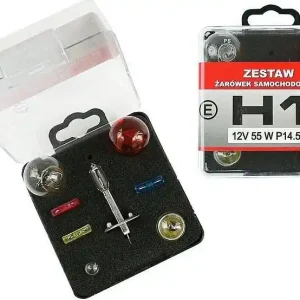 Carcommerce ŻARÓWKI ZESTAW z H1 12V P14,5S Bezpieczna płatność