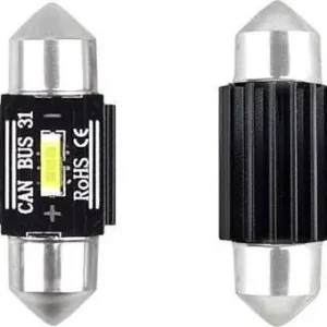 AMiO LED CANBUS 1 SMD UltraBright 1860 Festoon 31mm White 12V/24V Szybka dostawa