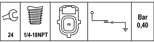 Hella 6zl 003 259 711 oeldruckschalter 6ZL 003 259-711 Kup teraz
