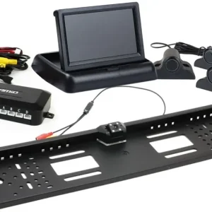 Zestaw czujników parkowania tft02 4,3" z kamerą hd-402-led 4 sensory czarne truck Najlepsza cena