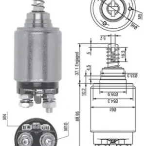 Rabat MAGNETI MARELLI Włącznik elektromagnetyczny, rozrusznik MAGNETI MARELLI 940113050262