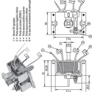 Premium MAGNETI MARELLI Włącznik elektromagnetyczny, rozrusznik MAGNETI MARELLI 940113050337