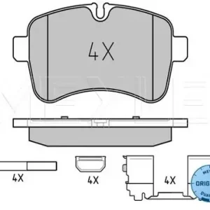 Wulf Gaertner Autoparts Zestaw klocków hamulcowych, hamulce tarczowe Wulf Gaertner Autoparts 025 292 3221 Wyprzedaż