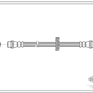 Darmowa dostawa Corteco Przewód hamulcowy elastyczny 19018654