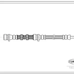 Corteco Przewód hamulcowy elastyczny 19032319 Ostatnia szansa