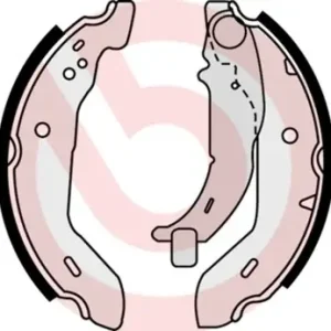 BREMBO Zestaw szczęk hamulcowych S 50 503 Oryginalny