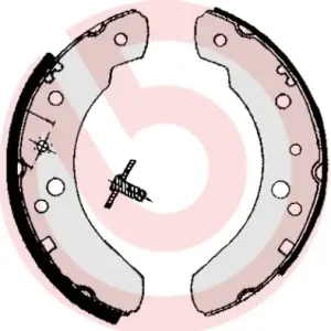 Wyprzedaż BREMBO Szczęki hamulcowe BREMBO S24537 5026344 S24537