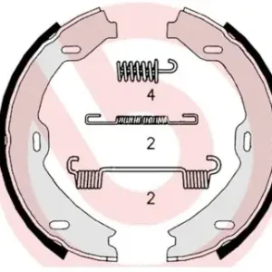Nowość BREMBO Zestaw szczęk hamulcowych S 50 518
