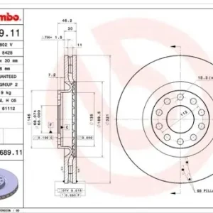 Promocja BREMBO 09.8689.11