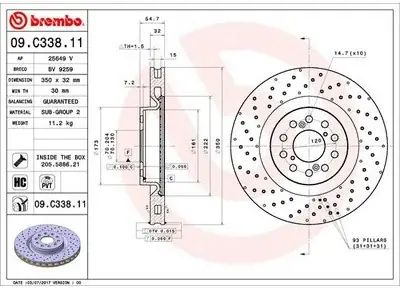 Oferta BREMBO 09.C338.11 09.C338.11