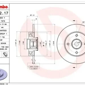 BREMBO 08.9512.17 Ostatnia szansa