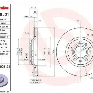 Tani BREMBO 09.9908.21