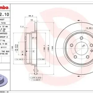 Tylko dziś BREMBO 08.5442.10