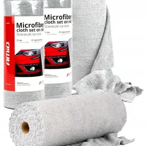 2x Ściereczki z mikrofibry ręczniki na rolce 30x30 cm 50 szt. 120g Wysoka jakość