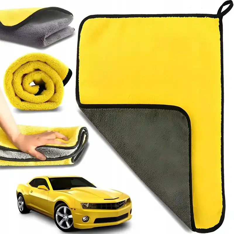 RĘCZNIK SAMOCHODOWY PUSZYSTY MIKROFIBRA DO LAKIERU AUTA DO OSUSZANIA 30x40 Bezpieczna płatność