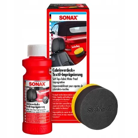 Oryginalny SONAX impregnat do dachów kabrioletów i tapicerki 250 ml