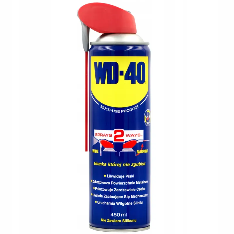 Nowość WD-40 Preparat Wielofunkcyjny SMAR ODRDZEWIACZ SPRAY z aplikatorem 450 ml