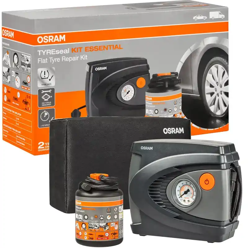 Oferta limitowana Osram TYREseal Zestaw Naprawczy do Opon (kompresor + uszczelniacz)