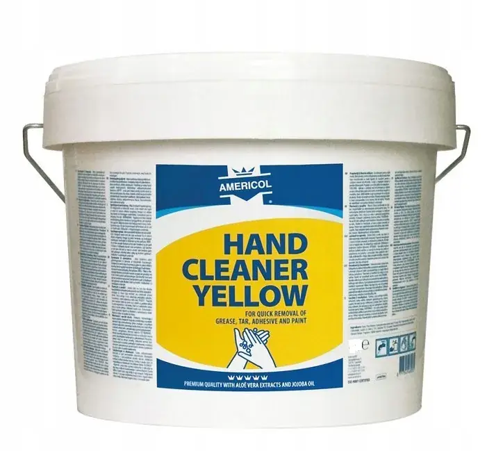 PASTA BHP DO MYCIA RĄK AMERICOL ŻÓŁTA 10L Zwrot pieniędzy