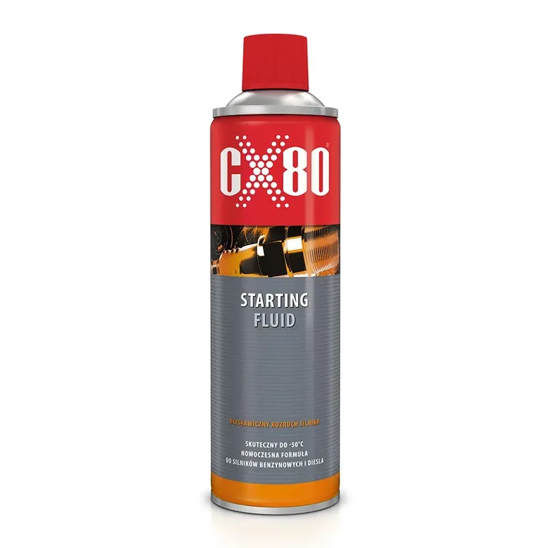 CX80 Starting Fluid Samostart Moto Start Spray 500 ml Starthilfe Starter Promocja