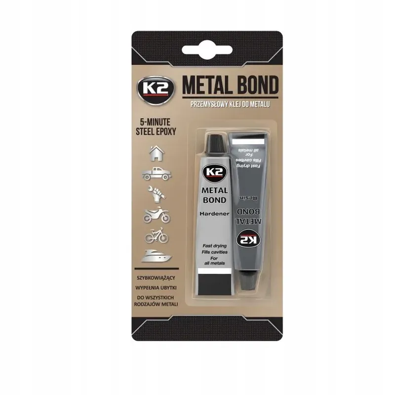 Klej do Metalu K2 Metal Bond 56g Mocne Połączenie Zamów teraz
