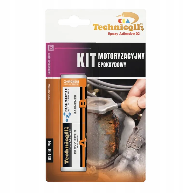 Kit motoryzacyjny epoksydowy dwuskładnikowy klej o konsystencji plasteliny Ostatnia szansa